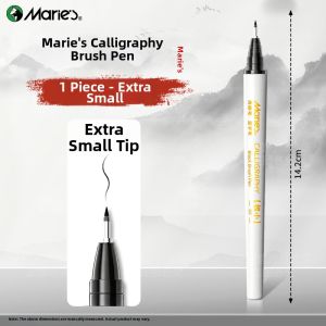 Marie’s | Calligraphy Pen Brush Tip Soft Head Fine Writing Calligraphy Pen Signing Pen Medium and Large Regular