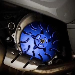 Kipas Fan Magnet Aluminium Cnc Luigy Ice Blue Vespa Sprint Primavera Lx S Lxv Gts