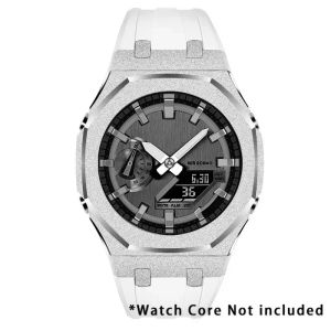 Gen4 Mod Kit for Casioak GA2100 GMAS2100 Modification Kit Bezel Emery Frosted Case Rubber Band for GA-2110 GAB2100 Metal Bezel