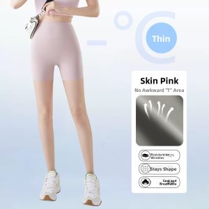 Miiow | High Waist Safety Pants Thin Yoga Shorts Womens Summer Outerwear Cat Shark Pants Tummy Control Base Layer Shorts