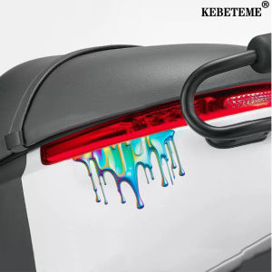 KEBETEME สติกเกอร์รถสีสะท้อนแสงกันน้ำสติกเกอร์สีรอยขีดข่วนอุปกรณ์ยานยนต์