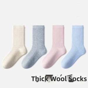 Childrens Warm Wool Blend Socks
