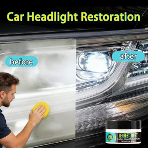 Car Headlight Restoration Polishing Restorer Paste 30g/100g Headlamp Repair Cleaning Oxidation Remover RG322