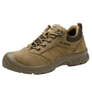 DINGGU | Mens Winter Fleece-Lined Lightweight Puncture-Proof Steel Toe & Plate Safety Shoes Wear-Resistant Work Boots