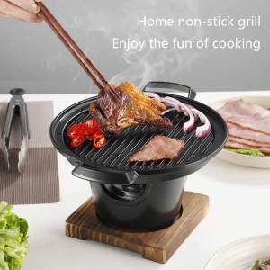 BBQ Grill Pan Kompor Set Grill Stove Barbeque Kecil Alat Panggang BBQ Pot