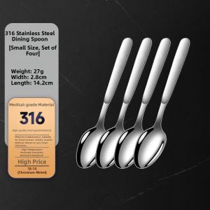 Yisheng | 316 Food-Grade Stainless Steel Baby Long Handle Soup Spoon