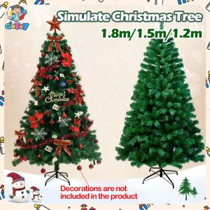 Bigger Size Pine Tree 1.2/1.5/1.8M Christmas Tree Home Artificial Decoration High Quality Seasoning For Xmas