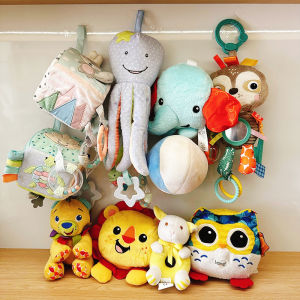 Gối Búp Bê Lông Cừu Giáo Dục Cho Bé Gối Búp Bê Lông Cừu Nhiều Chức Năng Động Vật Nhỏ Chuông Treo Giường Xe Đẩy Trang Trí Đồ Chơi Vải Búp Bê