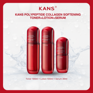 KANS POLYPEPTIDE COLLAGEN SOFTENING TONER 100ml*1 + LOTION 100ml*1 + SERUM 30ml*1