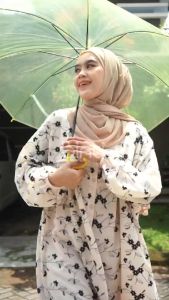 Dress Jumbo LD 140 4XL XXXXL Wulan Bahan Katun Premium Bordir Full Furing by Binti / Gamis Jumbo Terbaru Muslim Wanita Pesta Lebaran Mewah Crinkle Dewasa Maxi Kondangan Simple Remaja Syari