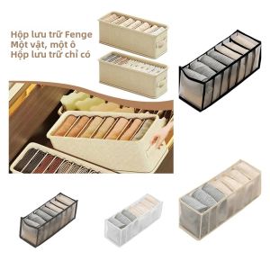 Hộp Đựng Đồ Bằng Lưới Nilon 1/2 Cái Hộp Đựng Đồ Cho Bé Ngăn Kéo Hộp Đựng Đồ Lót Tất Quần Áo Xếp Chồng Được Giải Pháp Cho Tủ Quần Áo Phòng Ngủ