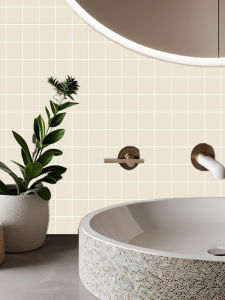 Miếng Dán Tường Gạch Lát Sáng Dày Chống Dầu Chống Thấm Nước Chịu Nhiệt Độ Cao Trang Trí Tường Nhà Bếp Phòng Tắm Tự Dính