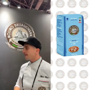 แป้งพิซซ่า Molino Dallagiovanna La Napoletana Tipo "00" pizza flour ขนาด 1 kg. บรรจุภัณฑ์เดิม อิตาลี Made in Italy