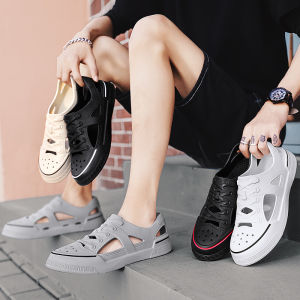 ORNGMALL Men and Women Sandal Jelly Shoes Summer Garden Shoes Beach Hollow Mules Clogs Candy Color Sandals Waterproof Beach Sandals Size 36-45 - Lazada