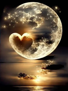 500/1000/1200/2000PCS Jigsaw Puzzle Beautiful Moon Landscape Scene For Adults Perfect For Quiet Evening Activity