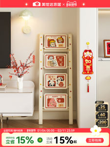 Thickened MEISD Ladder Indoor Use Folding Retractable Human-shaped Staircase Climbing Multi-functional Ladder Stool for Elderly