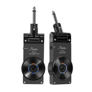 IRIN | ROWIN WS-20 2.4GHz Wireless Guitar System Transmitte Receive Rechargeable Digital Wireless Transmitter for Electric Guitar Bass