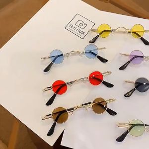 Kacamata Wanita Bulat Kecil Fashion Korean Style 6639 Simple Warna Warni Murah RGT