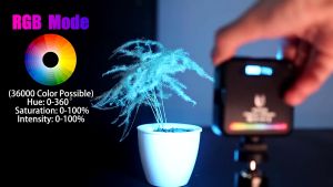 Portable Mini LED Light Video Camera Night LED and RGB Light On Camera Mini Pocket Photography Fill Light Effects for any camera Video light rechargeable Mini Vlog Light With Cold Shoe Mount Adapter Photography Lighting and Studio equiptment VMI Direct