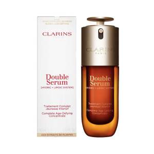 Sẻum chống lão hoá toàn diện Clarins Double Serum Hydric+Lipidic System Concentrate của Pháp chai 50ml