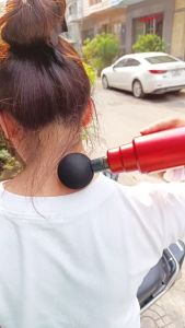 Máy Massage Gun Mini 4 Đầu 6 Chế Độ Tiện Lợi Công Suất Mạnh 25W