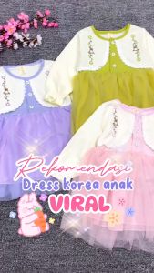 1 - 4 Tahun - Seung Wan | Dress Premium Anak Korean Style Kualitas Anak Perempuan Dres Korea Baju Anak Perempuan kiosbalitafawa