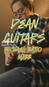 Dean Guitars Michael Batio MAB3 Double Cutaway Rosewood Fretboard Floyd Rose Electric Guitar Classic Black ( MAB3-CBK )