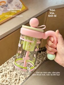 SHELI | Cốc Kính Ống Hút Pha Trà
