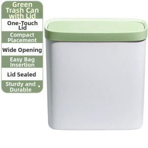 MOLORE | Space-Saving Lidded High-Capacity Trash Can
