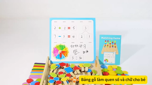 Đồ chơi giáo dục dùng dạy toán Montessori giúp bé làm quen với các con số phép tính cơ bản- DC5059