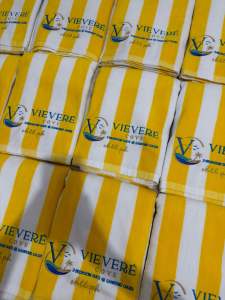 Personalized Embroidered Beach Towels Yellow Blue  Green