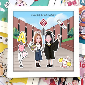Graduation Gift Souvenir Customized DIY Photo Creative Three-Dimensional Photo Frame for Boyfriend Girl Girlfriends TikTok
