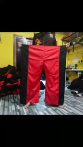 CELANA UBET KOMBINASI MERAH HITAM DRILL | CELANA SARUNG DRILL| CELANA GEMBORAN UBET MERAH HITAM| CELANA WAROK| CELANA KOMPRANG