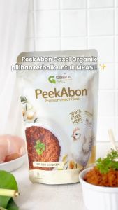 Gasol Organic PeekAbon Abon Sapi Ayam Ikan Premium Meat Floss Tanpa Campuran Fillers