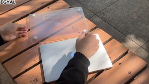 【SG STOCK】LUCKY SAMBO For MacBook Air M3 / M2 Case With Foldable Kickstand Anti-Fingerprint Cover Compatible MacBook Pro 13"| Pro 14" | Air 13.3"| Air 13.6" | Air 15" Casing