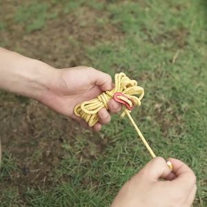 Luminous Camping Rope Tent Rope 5mm Thick Reflective Rope 4Meter Camping Tent Flysheet Wind Rope