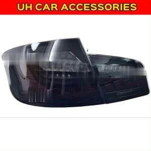 BMW 5 SERIES F10 F18 2011 - 2017 VERSION 2 DRAGON SCALE DYNAMIC TAIL LAMP WITH RUNNING SIGNAL ( SMOKE )