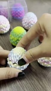 3D Printing Dragon Egg Mini Dragon Figure Surprise Gift for Kids Birthdays Party Favors Gifts Desk Decoration Dinosaur Figurine