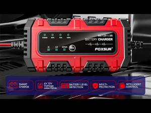 Smart Automatic Car Battery Charger LCD Display 12V 6A Intelligent Repair Fast Power Charging