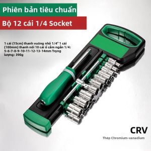 Bộ Cờ Lê Ổ Cắm 72 Drive Kích Thước 1/4 3/8 1/2 Inch Kèm Bộ Dụng Cụ Sửa Chữa Ô Tô Dụng Cụ Sửa Chữa Xe Hơi Dùng Cho Việc Sửa Chữa Kim Loại