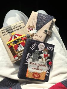 Handmade Non-Woven Fabric Photo Album Instant Camera Mini Card Storage Book Unique Scrapbooking Notebook Compact Size