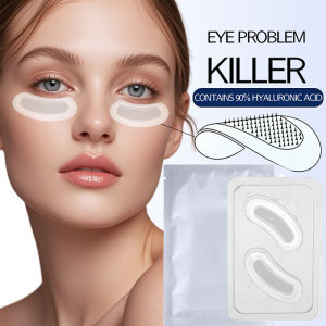 แผ่นผ้าปิดตาให้ความชุ่มชื้น5คู่แผ่นผ้าปิดตาเข็มครีมบำรุงผิวสำหรับกำจัดริ้วรอยมาส์กริมฝีปากกันรอยเหี่ยวย่น