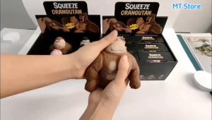 [KGB]Đồ chơi tập bóp xé xả stress chú khỉ mềm Gorilla bóp tay giảm mệt mỏi căng thẳng