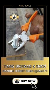 Tang lancip 6” RRT nishio gagang karet bagus