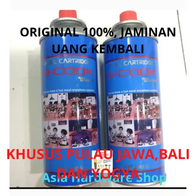 Tabung Gas Hi-Cook 230 gram Tabung Gas Mini Hi Cook Kompor Portable Harga Satuan