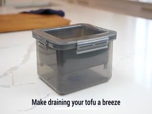 Happy houses Safe Tofu Press Presser Built-in Water Removal Drainer Gadget Tofu Press 3-Layer Tofu Drainer Kitchen Tool Cooking Accessories