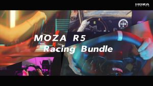 MOZA R5 Bundle DD Direct Drive ES Steering Wheel SR-P Lite Pedals / DD R5 / Direct Drive Wheelbase / driving simulation / racing simulator / simracing / for PC