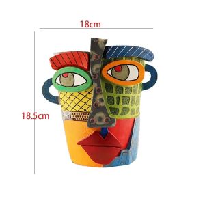 New Outdoor Garden Crafts Funny Flower Pot Ornament Green Plant Balcony Large Diameter Creative Resin Flower Pot
