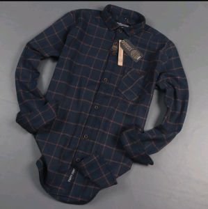 kemeja flanel lengan panjang baju kemeja pria imprort