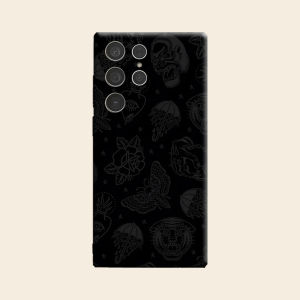 BILIBILI | black tattoo flash Luxury Fashion Full Lens Protective Case for Samsung Galaxy S26 S25 S24 A56 A36 Plus Ultra